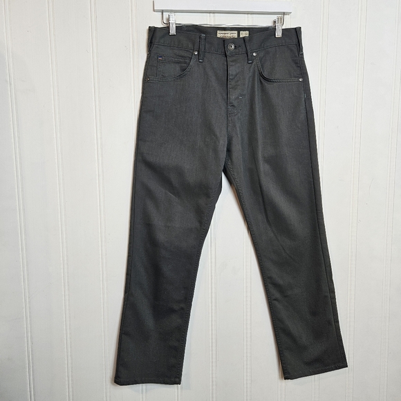 Patagonia Gray Performance Twill Pants Mens 31 x 32 Slim Straight Stretch - Picture 2 of 16